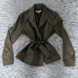 New York and Company army green jacket size S